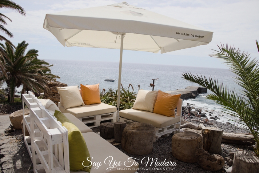Things to do in Madeira: Faja dos Padres. Faja dos Padres restaurant. Faja dos Padres beach and pier.