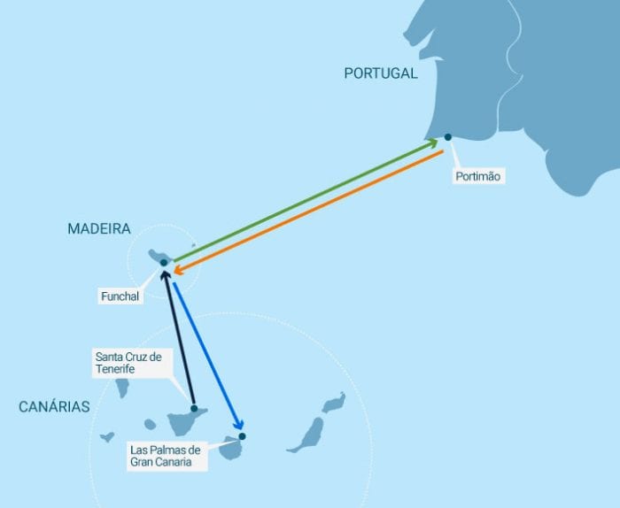 Promem na Maderę! Znów przywrócono połączenie promem: Teneryfa - Portimao w Portugalii - Funchal na Maderze - Wyspy Kanaryjskie. Wybierz prom na Maderę!