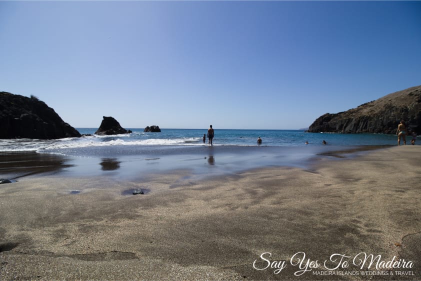 Best Madeira Island beaches - Prainha beach. Madeira Island travel guide Say Yes To Madeira