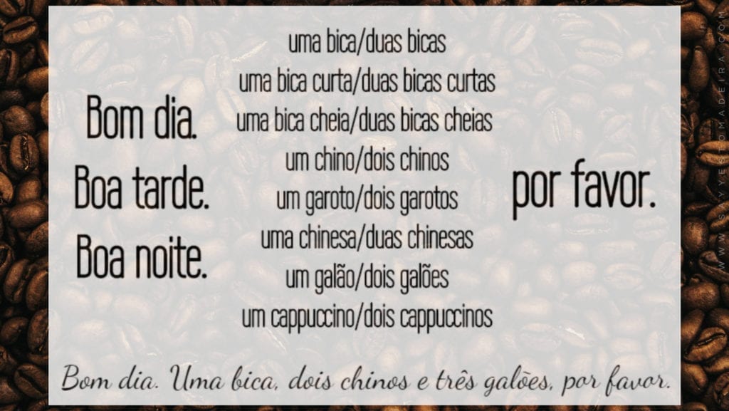 Język portugalski: Jak zamówić kawę na Maderze