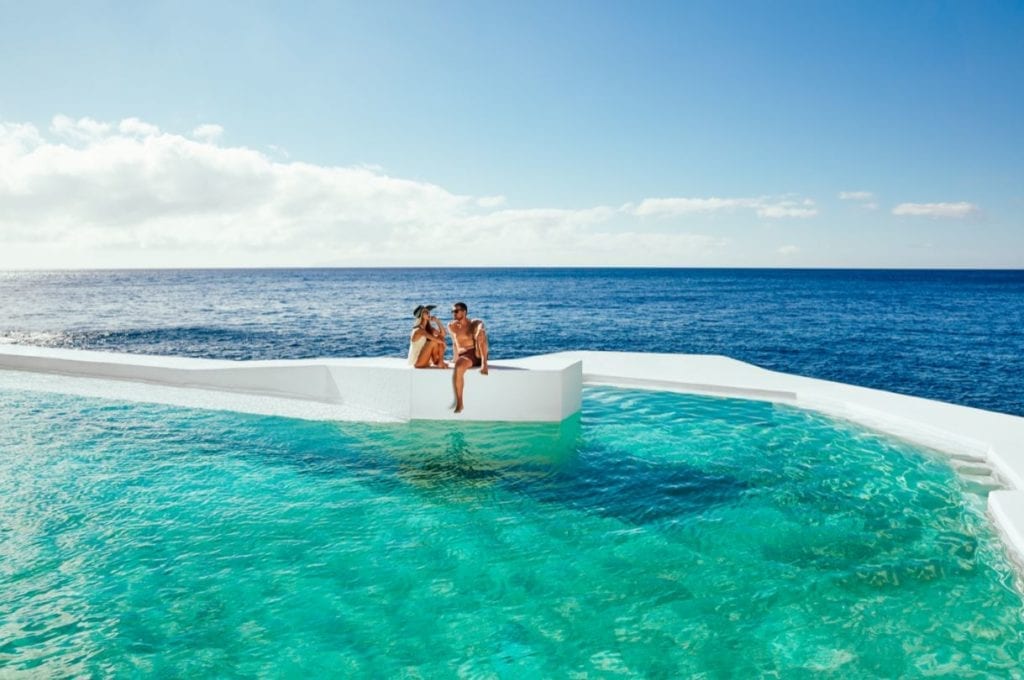 Most beautiful swimming pools Madeira Island, Portugal