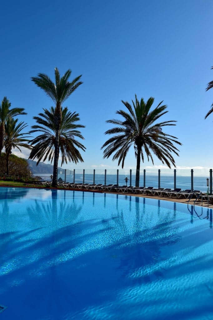 Where to swim in Madeira - Most beautiful outdoor hotel pools in Madeira, Portugal. Pict: Pestana Grand in Funchal