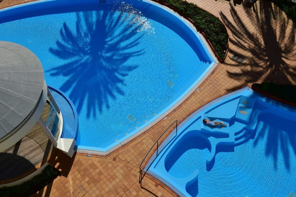 Where to swim in Madeira - Most beautiful outdoor hotel pools in Madeira, Portugal. Pict: Pestana Grand in Funchal