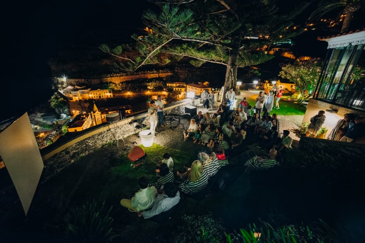 Beautiful boho style garden wedding on Madeira Island, Portugal