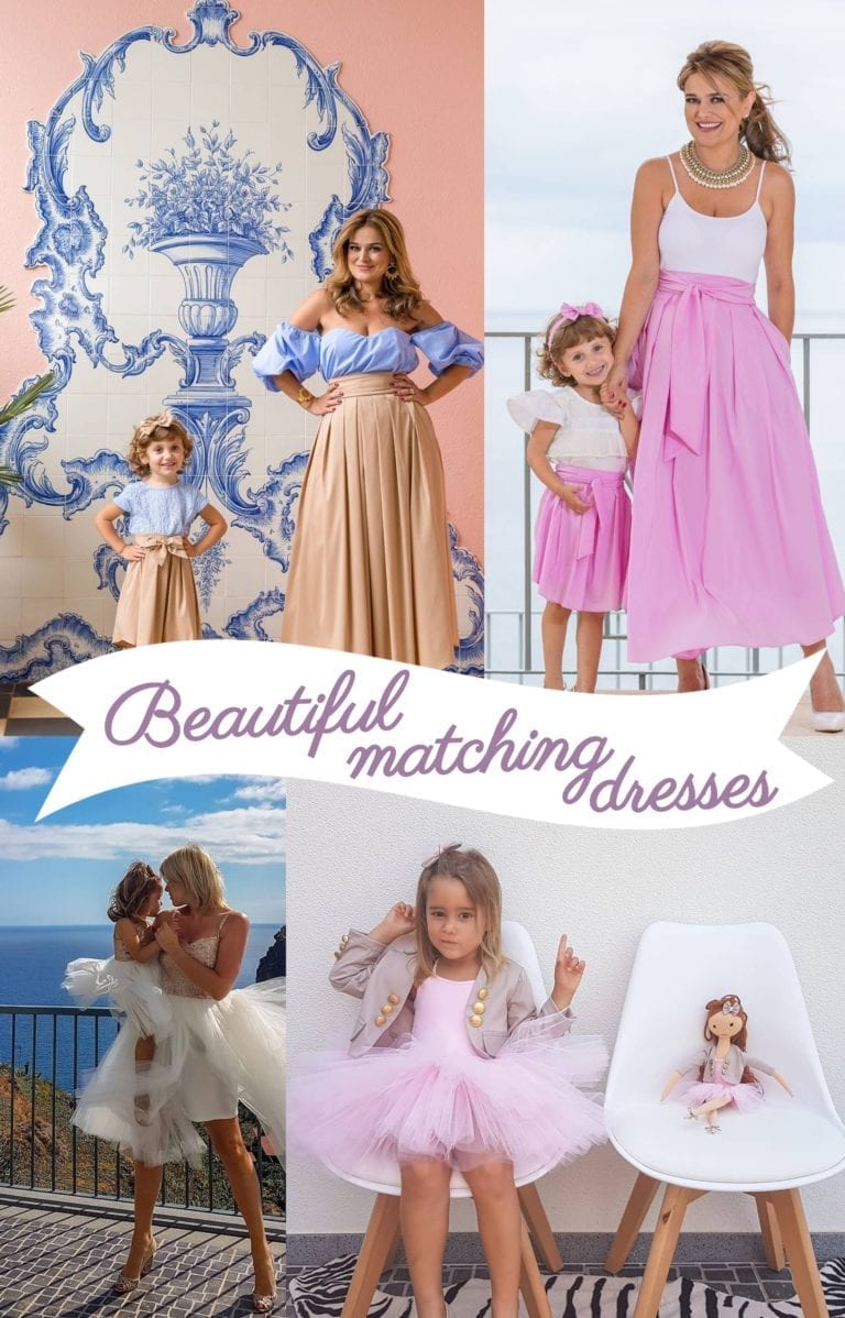Mother daughter dresses: Spectacular matching dresses for mom,daughter and the doll - made in Portugal #dress #matchingdress #girldress #girlfashion #fashion #portugal