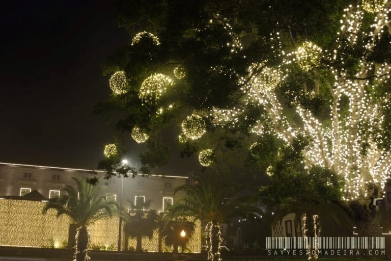 Christmas in Europe - Christmas lights in Funchal, Madeira, Portugal | Co zobaczyć na Maderze w Boże Narodzenie? Funchal nocą