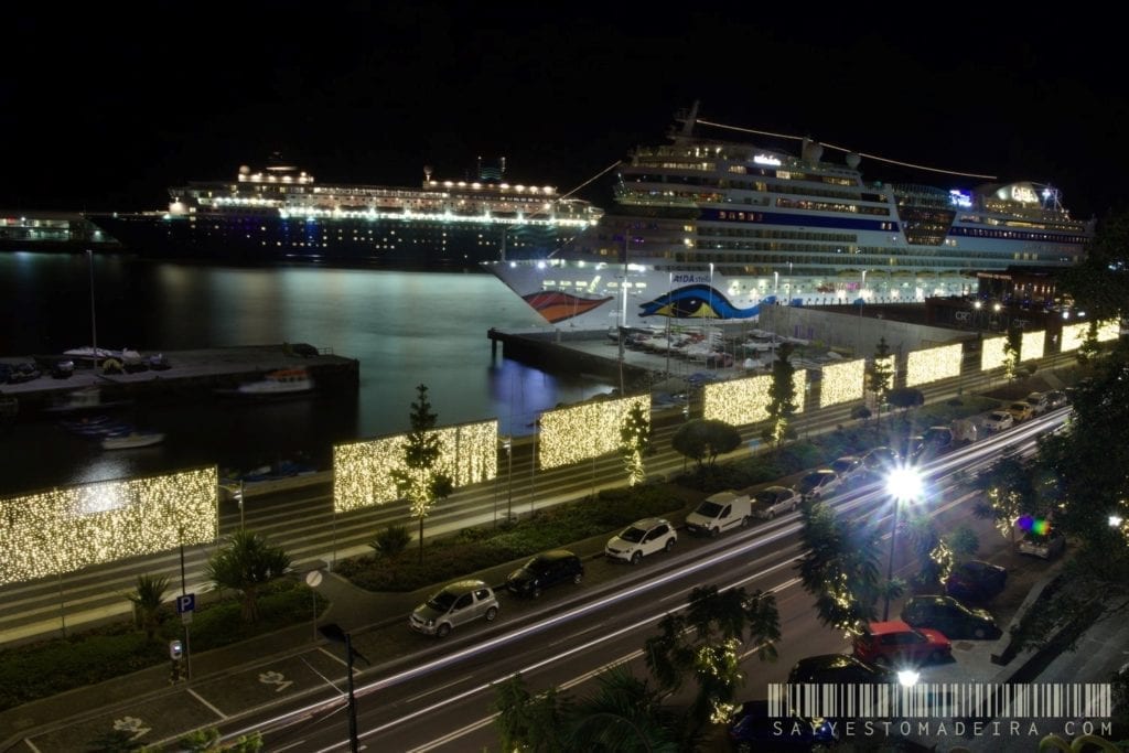 Cruise ship holidays in Madeira in December? Christmas light in Funchal, Madeira, Portugal | Wakacje na Maderze w grudniu