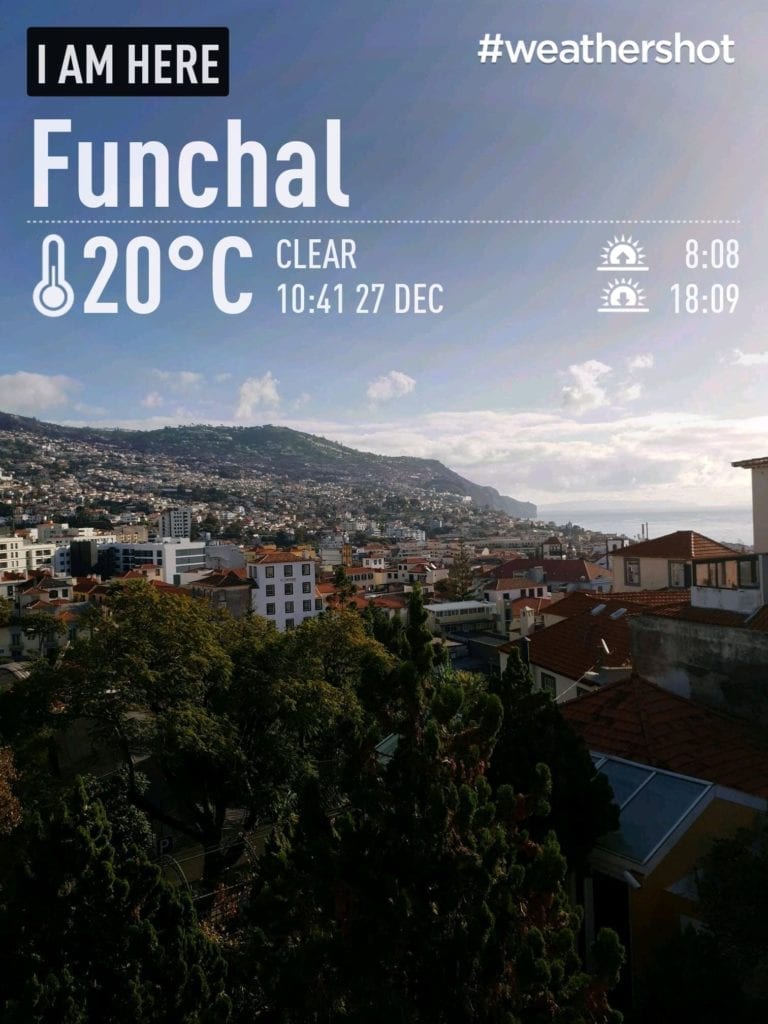Weather in Funchal, Madeira Island, Portugal in the winter || Pogoda i temperatura w Funchal zimą