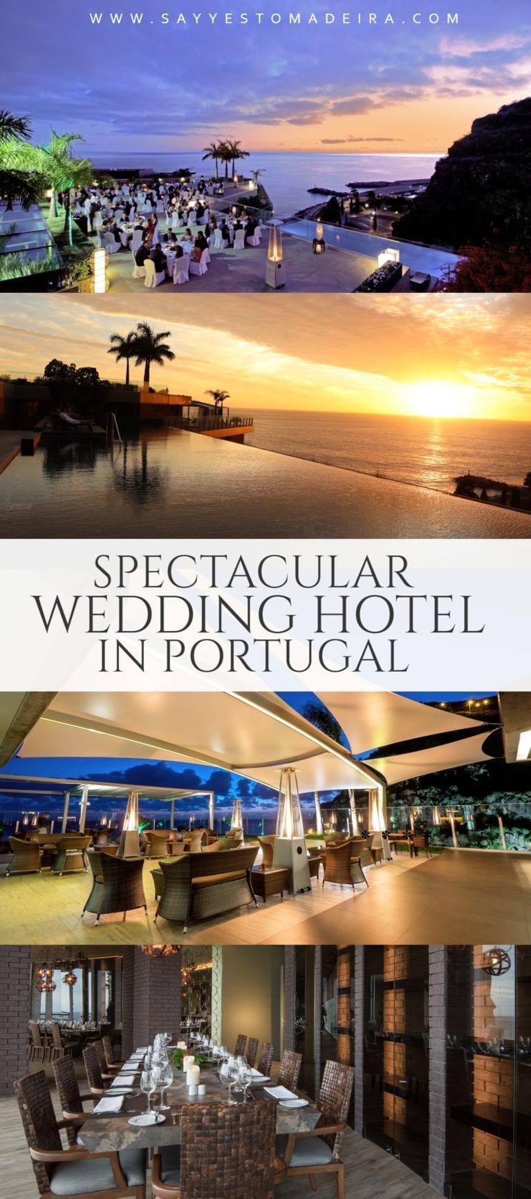Modern and spectacular destination wedding venues in Portugal: Savoy Saccharum | Najpiękniejsze miejsca na ślub w Portugalii #wedding #weddingvenue #modern #hotel #destinationwedding #portugal #calheta