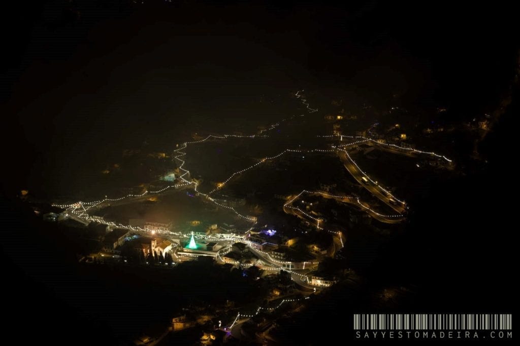 Nun's Valley - Curral das Freiras at night - Madeira Island stunning views