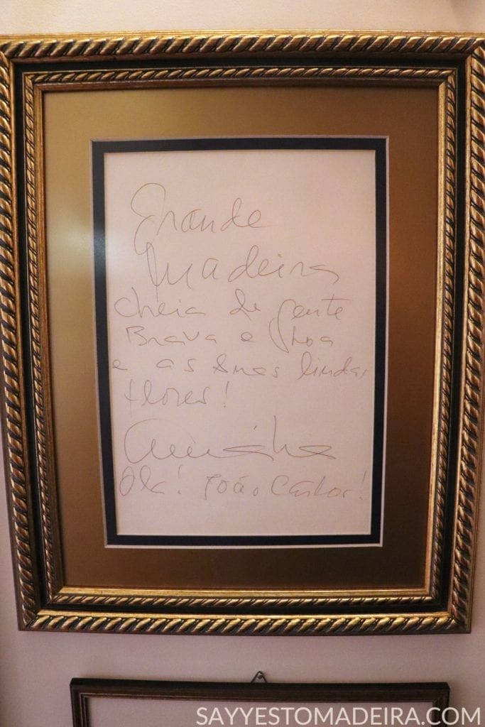 Letter from the Queen of Fado- Amalia Rodrigues in Madeira - Picture @ Universo de Memorias Joao Carlos Abreu. Best museums & art collections of Madeira Island, Portugal #funchal #madeira #portugal #amalia #fado Polecane miejsca na Maderze: Universo de Memorias Joao Carlos Abreu w Funchal. List od Amalii Rodrigues