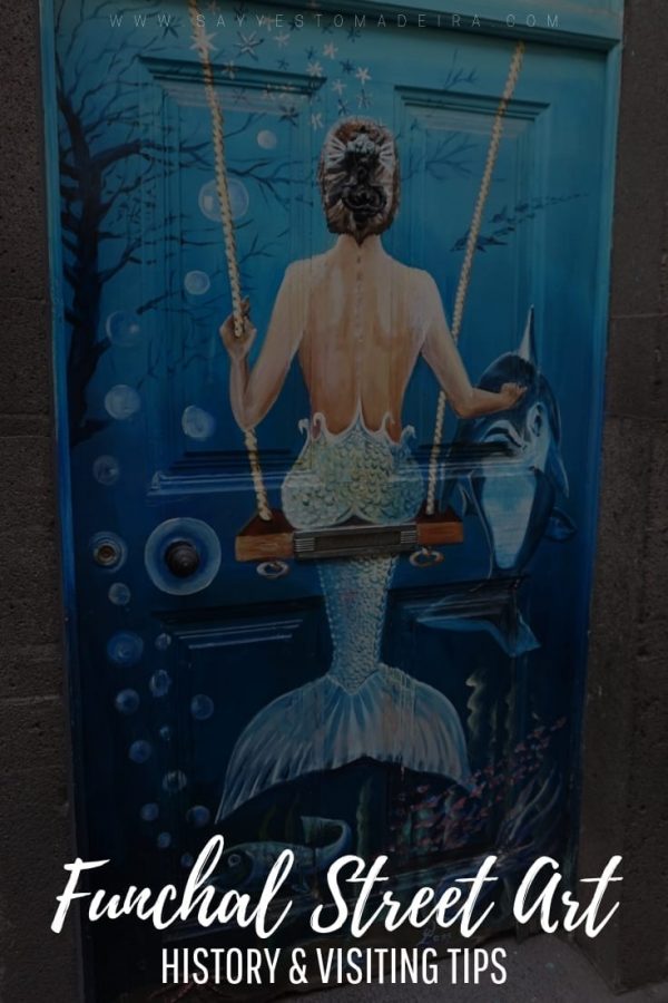 Funchal things to do - Old Town street art and restaurant area
