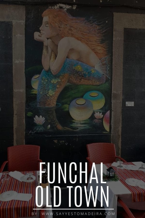 What to see in Funchal - Old Town street art project The Art of Open Doors on restaurant street Rua da Santa Maria