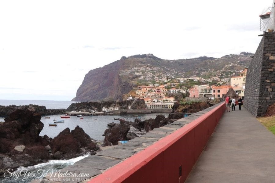 Promenada z Camara de Lobos do Funchal na Maderze