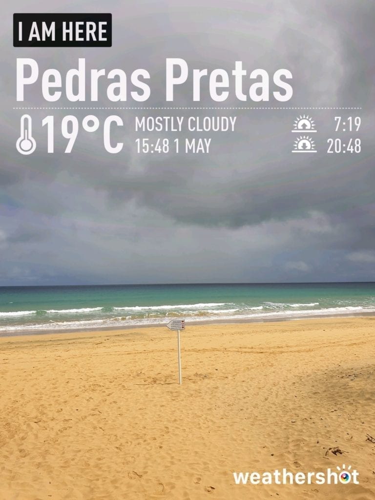 Our weather report: weather in Pedras Pretas, Porto Santo, Portugal in May - Nasz raport pogodowy - pogoda na Porto Santo w maju Beautiful beaches Porto Santo - Najpiękniejsze plaże Portugalii: Porto Santo