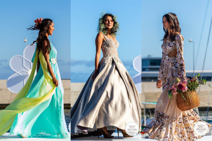 Beautiful floral dresses presented during Madeira Flower Collection 2019 in Madeira, Portugal - Piekne kwieciste suknie podczas pokazu mody w Funchal #maxidress #floraldress #madeira