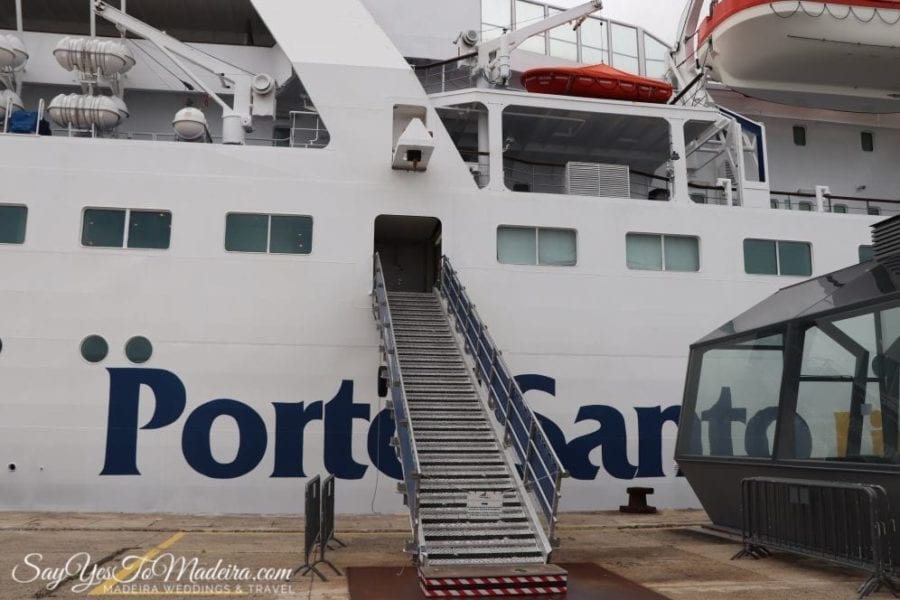 Travelling to Porto Santo from Funchal by ferry II Rejs promem z Madery na Posto Santo - informacje