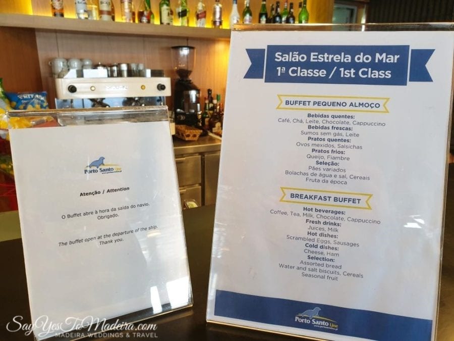 Travelling to Porto Santo from Funchal by ferry II Prom z Madery na Posto Santo - ważne informacje