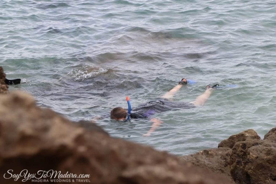 Snorkeling tour Porto Santo Portugal - Porto Santo tours II Wycieczki i rejsy na Porto Santo: nurkowanie z rurką na płytkich wodach