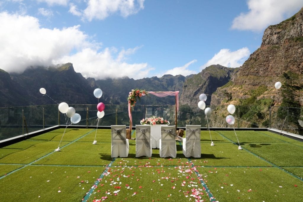 Ślub w górach za granicą - ślub na Maderze - Śluby Madera - Ślub Portugalia - Hotel ślubny w górach