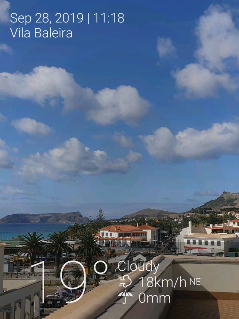 Pogoda w Vila Baleira na Porto Santo we wrześniu i październiku. Temperatura wody na Porto Santo jesienią.