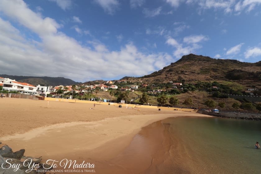 Madeira Island sandy beaches - Machico beach