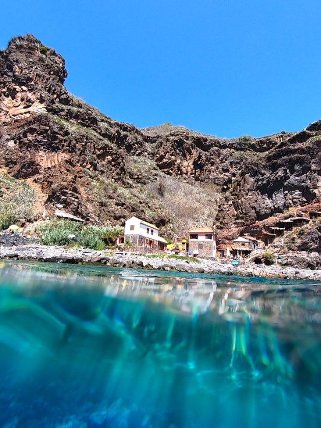 Madeira Island hidden gems - Calhau da Lapa beach Campanario. Attractions in Campanario, Madeira