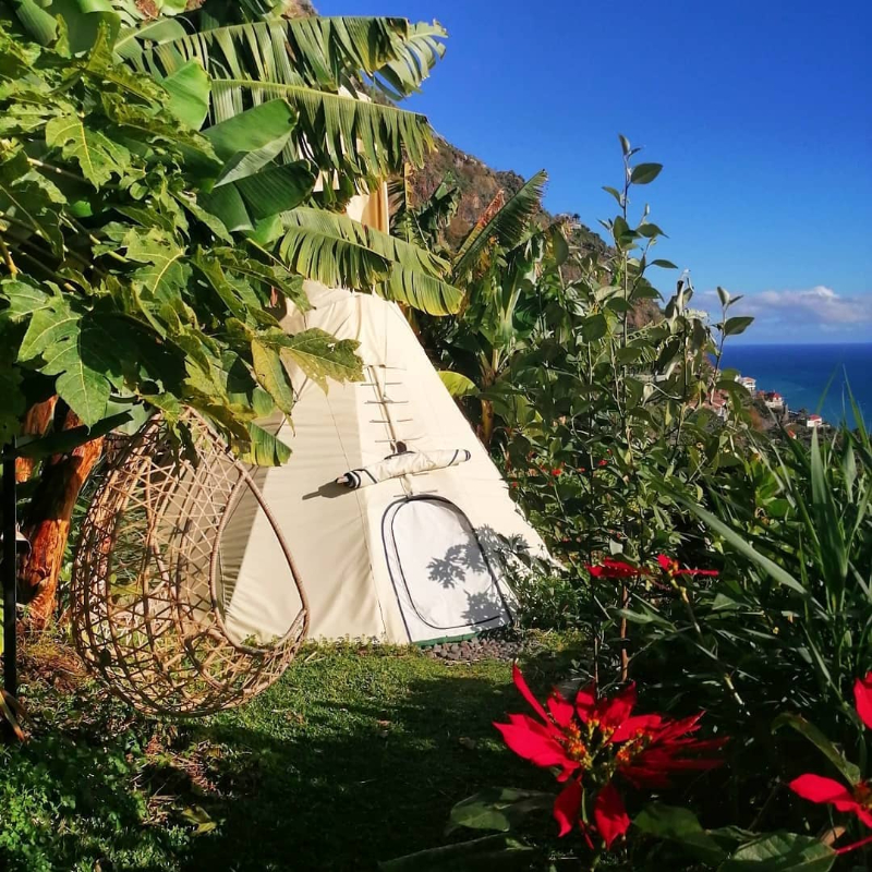 Nocleg w tipi na Maderze Portugalia - najlepsze Airbnb na Maderze 